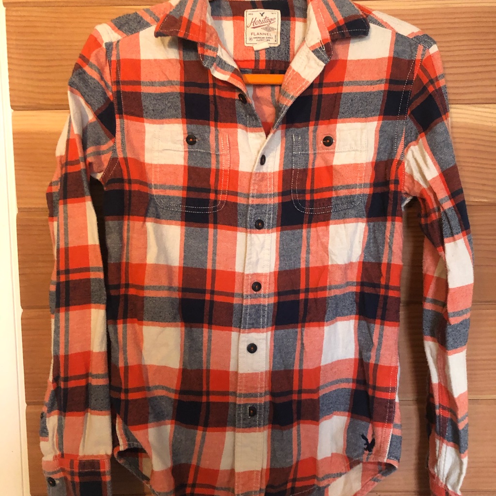 Aeo Flannel Button Down